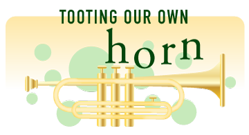 Tooting our own horn